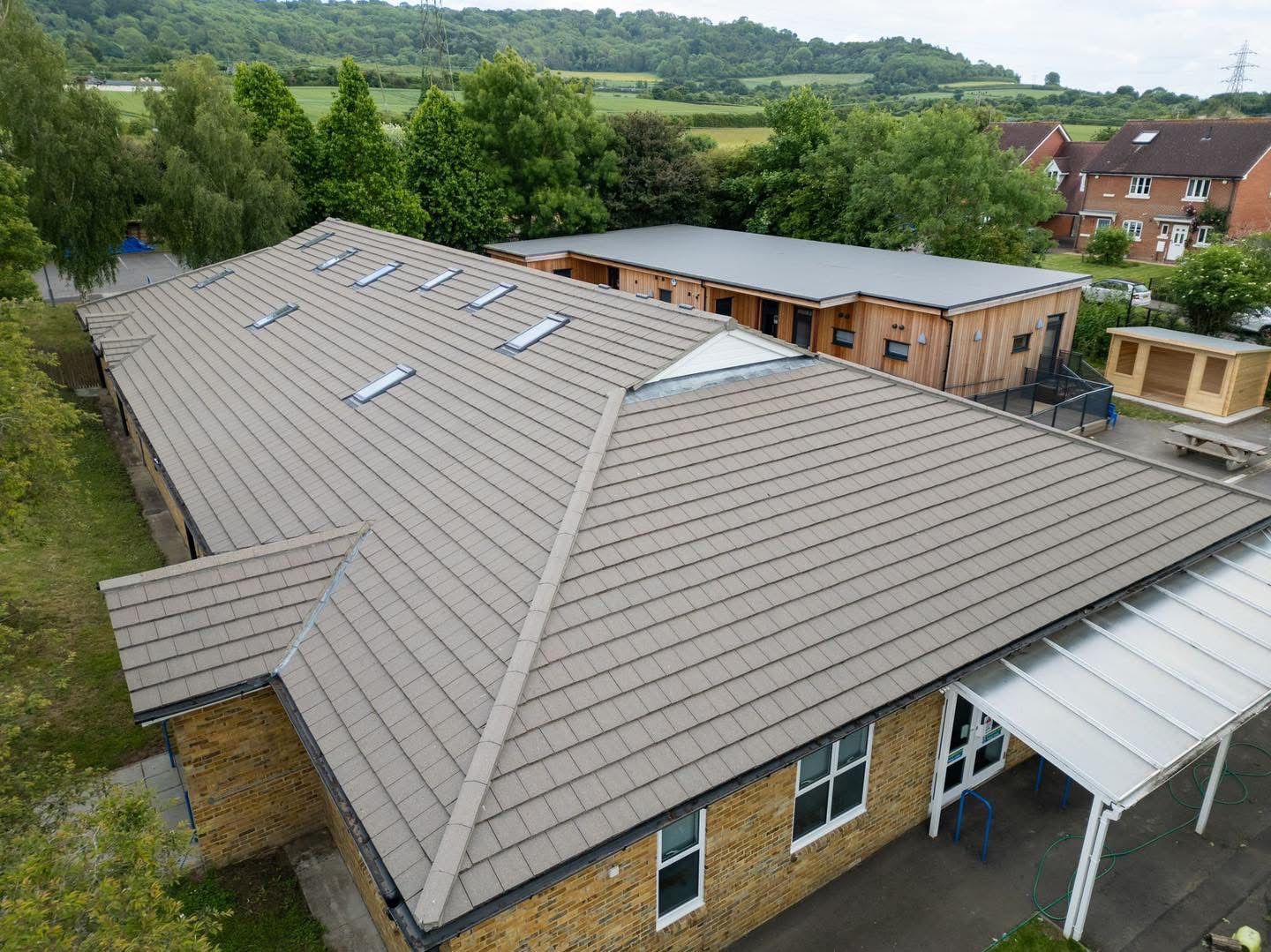 School Roof Cleaning